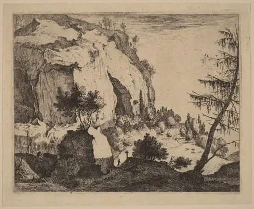 Rocky Landscape with Fir: pl.4