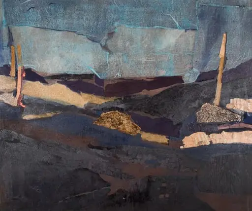 Landscape with a blue mood
