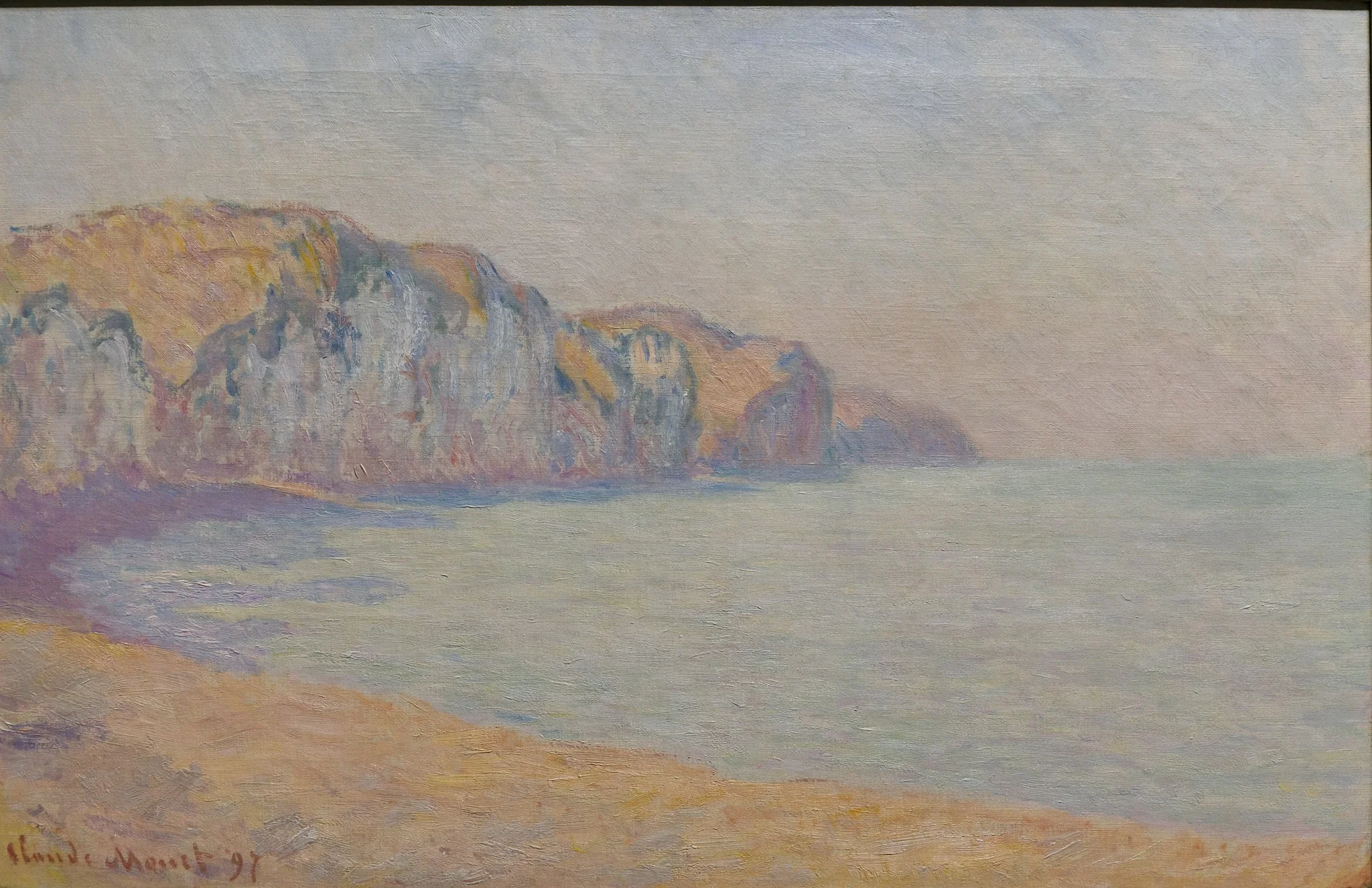 A Cliff at Pourville in the Morning