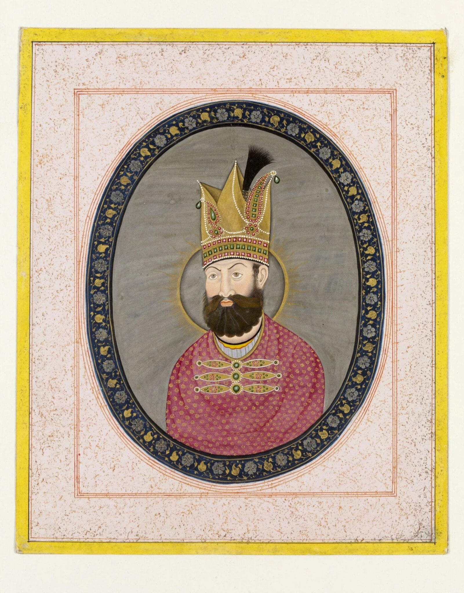 Nadir Shah, by Unknown, paint, 1840