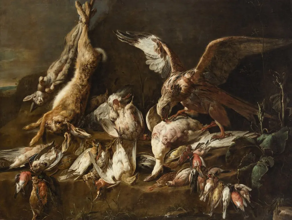 Still life of game