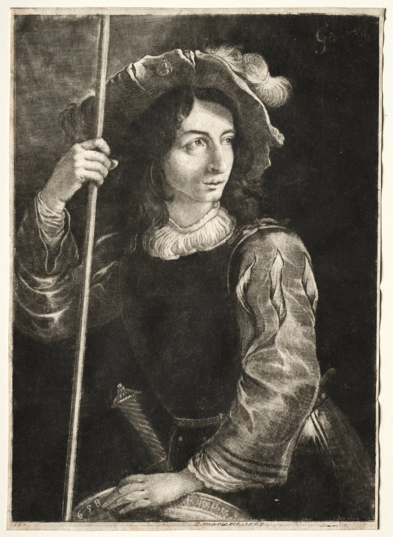 The Standard Bearer, by Prince Ruprecht, 1658