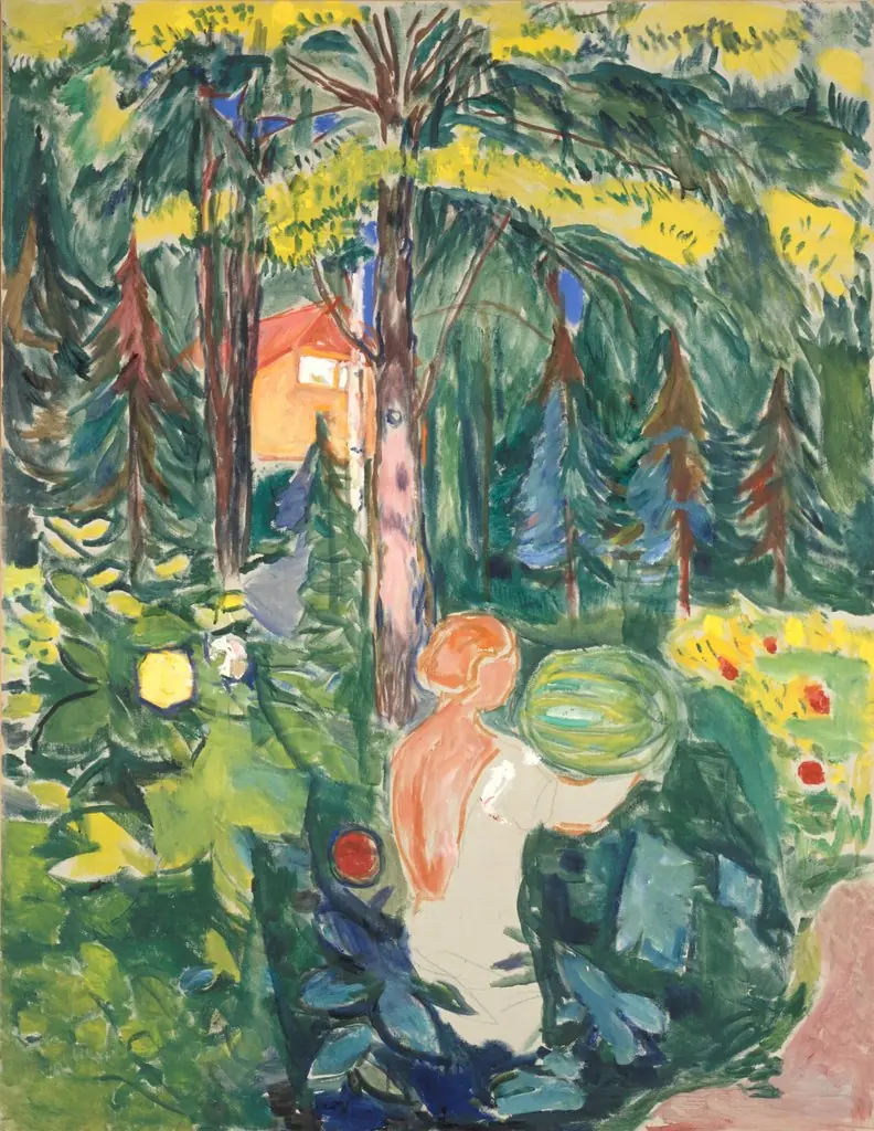 Woman with Pumpkin