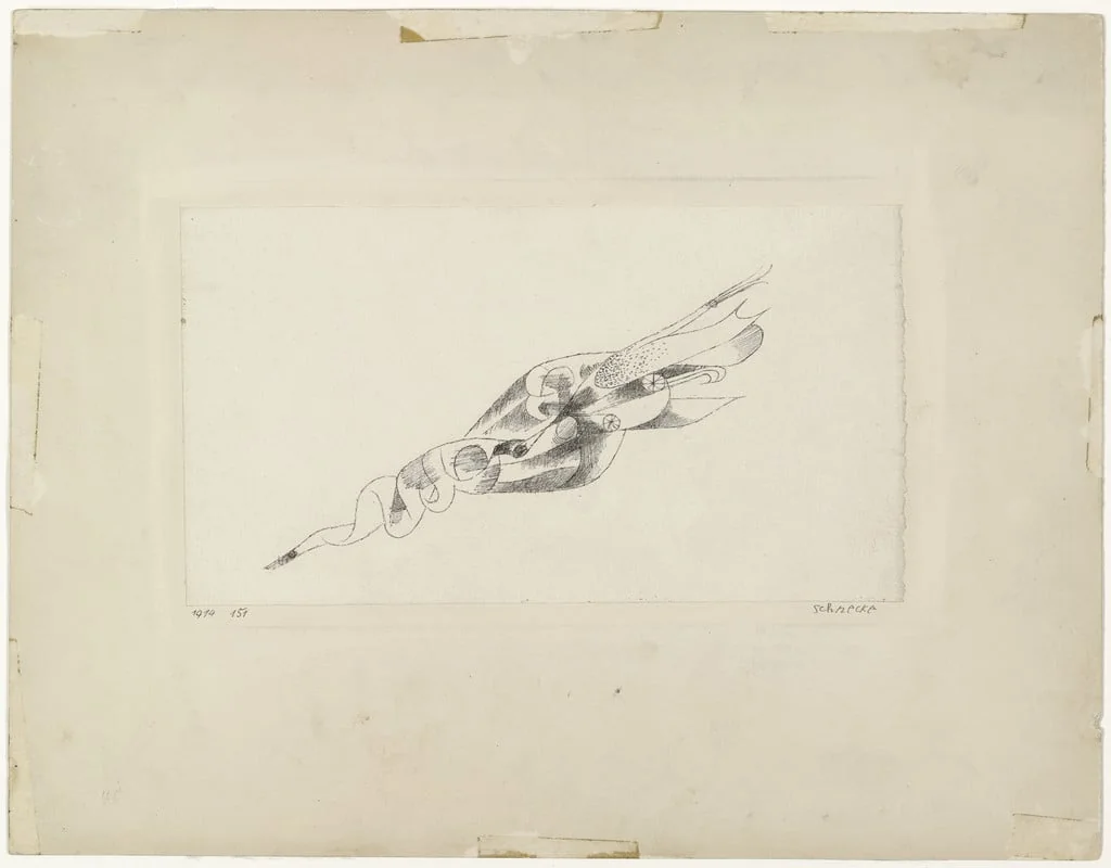 Untitled, by Paul Klee, ink, 1914