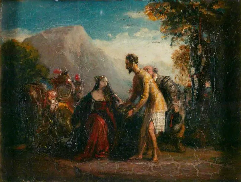 Don Quixote and Dorothea (from Cervantes' novel)