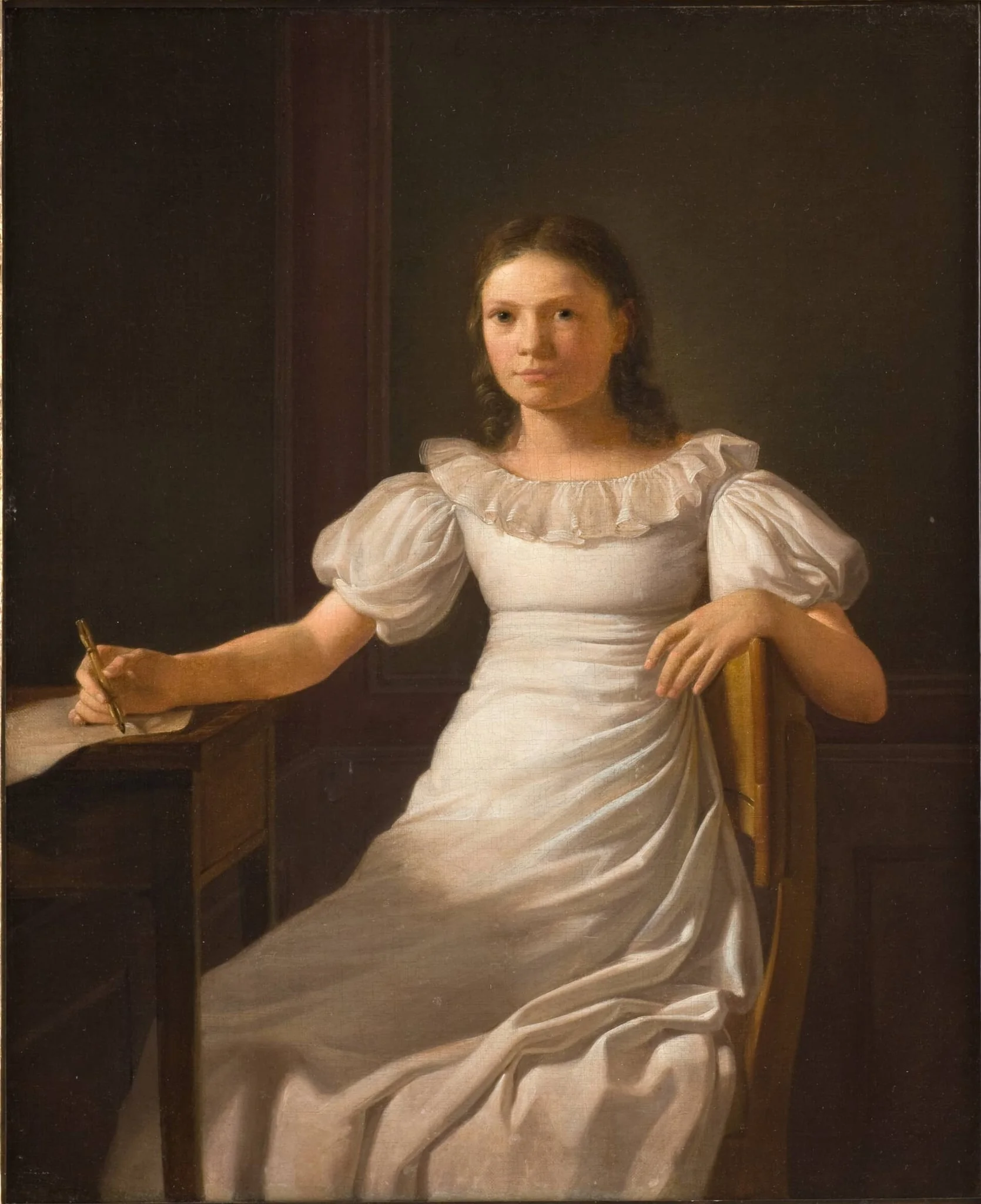 Kunstnerens søster Alvilde, by Unknown, 1825