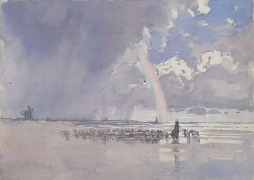 Sea, Sheep and Rainbow