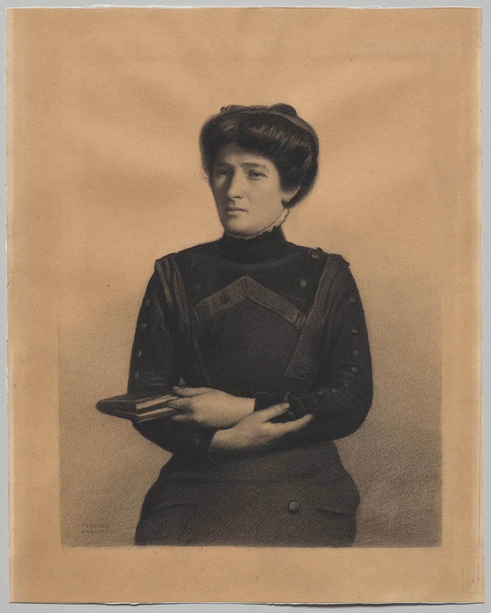 Portrait of Madame Jules Ricard, née Augustine Bulteau, by Fernand Khnopff, 1893