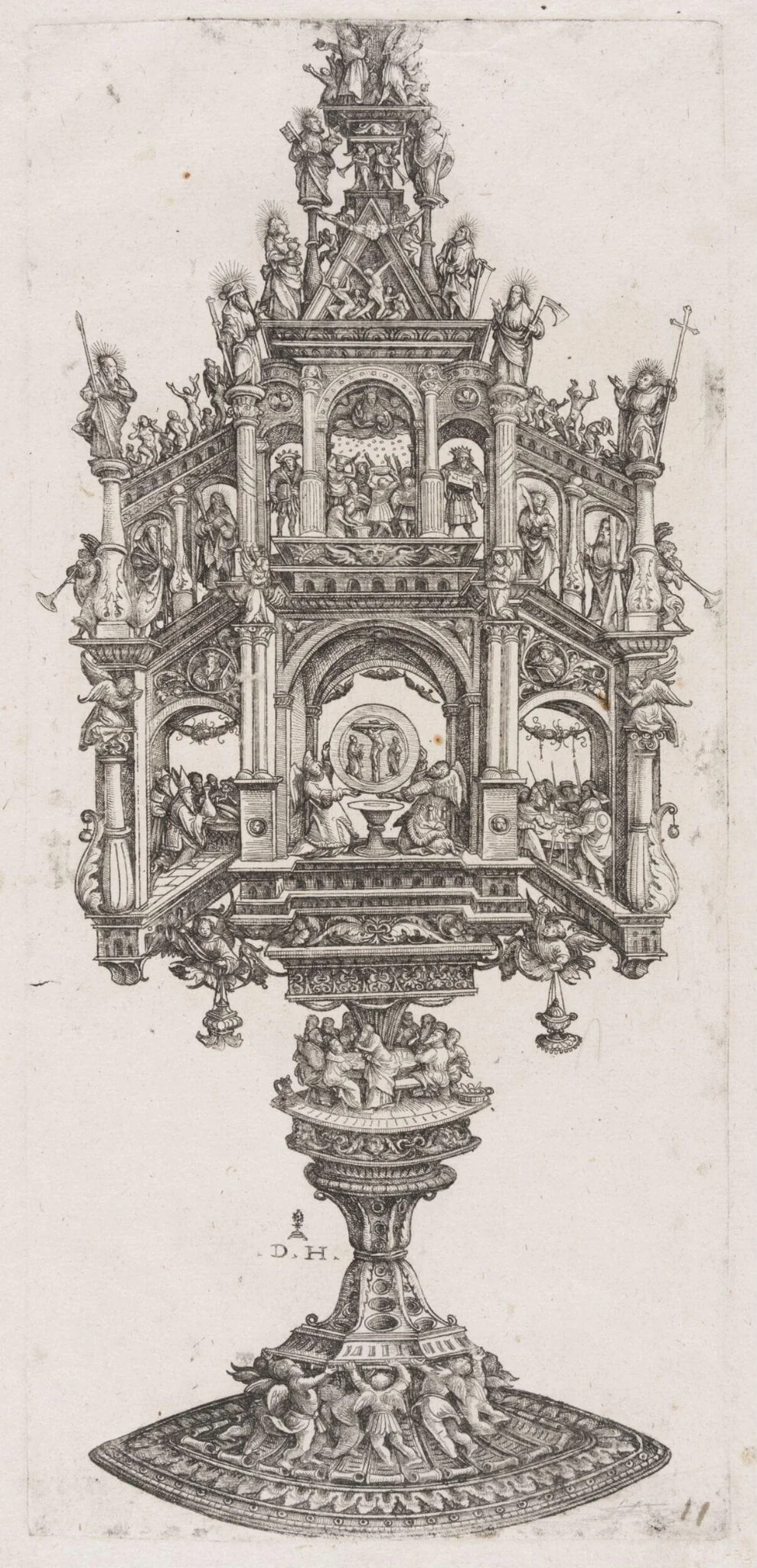 A Monstrance, by Daniel Hopfer, 1485