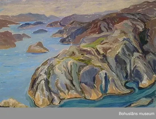 Painting, by Lilly Rydström -Wickelberg, paint, 1945