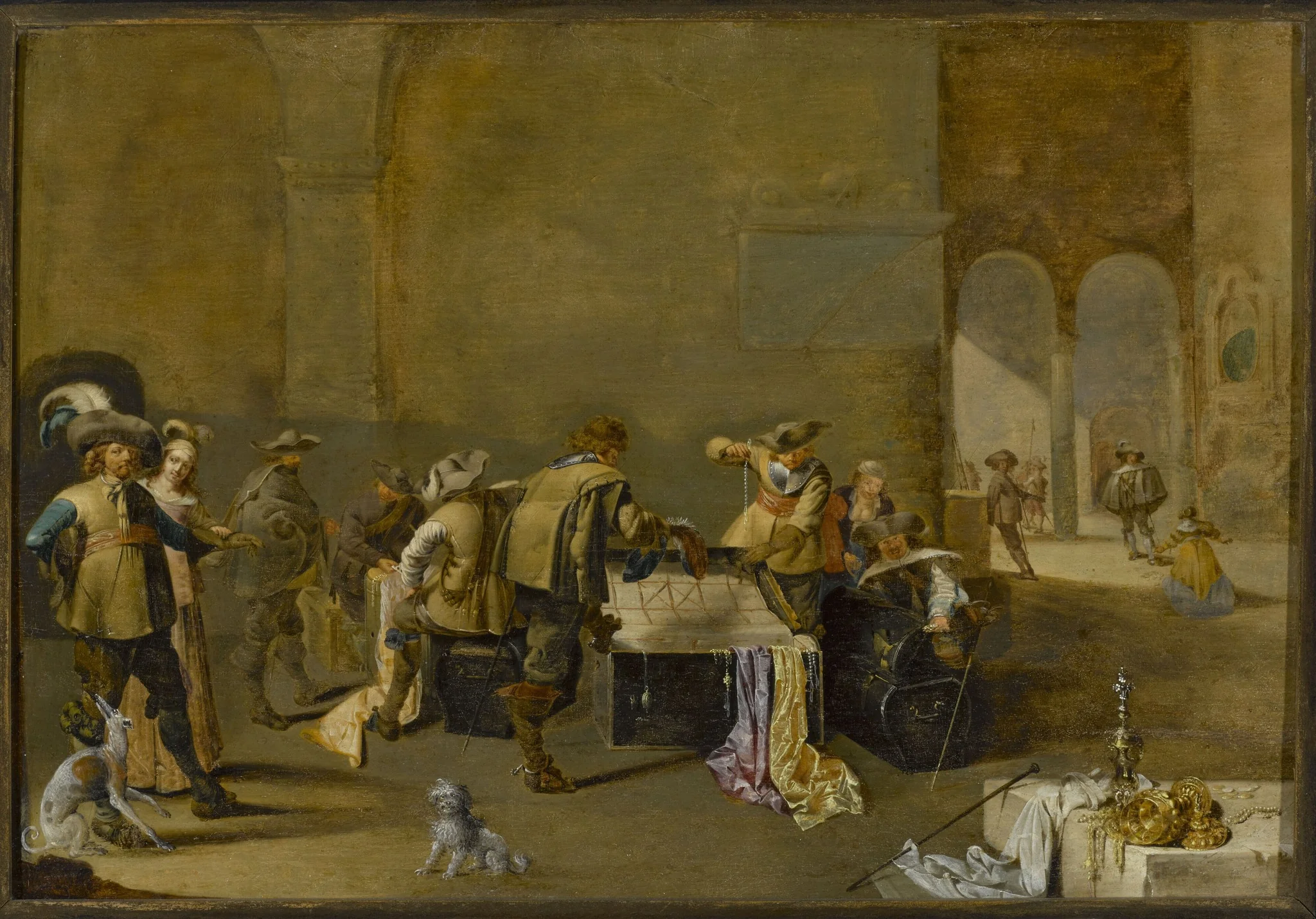 Guardhouse, by Jacob Duck, oil, 1643