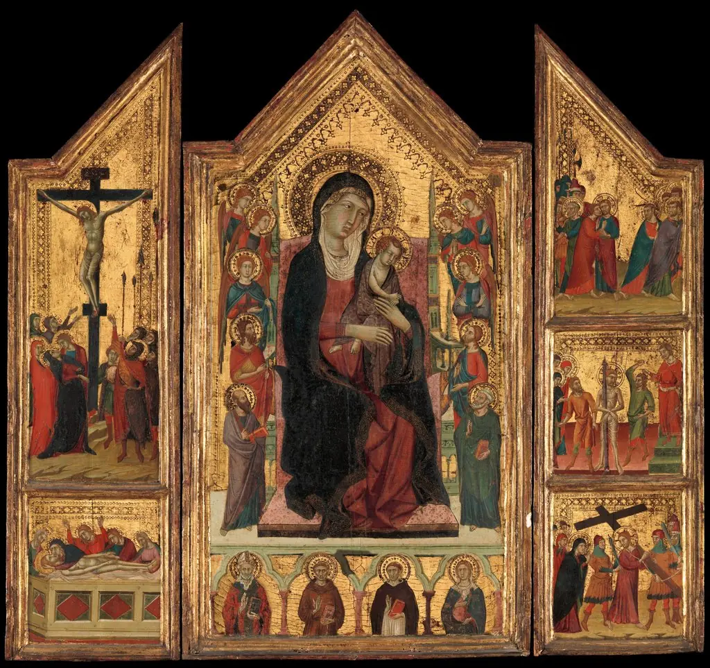Madonna and Child Enthroned