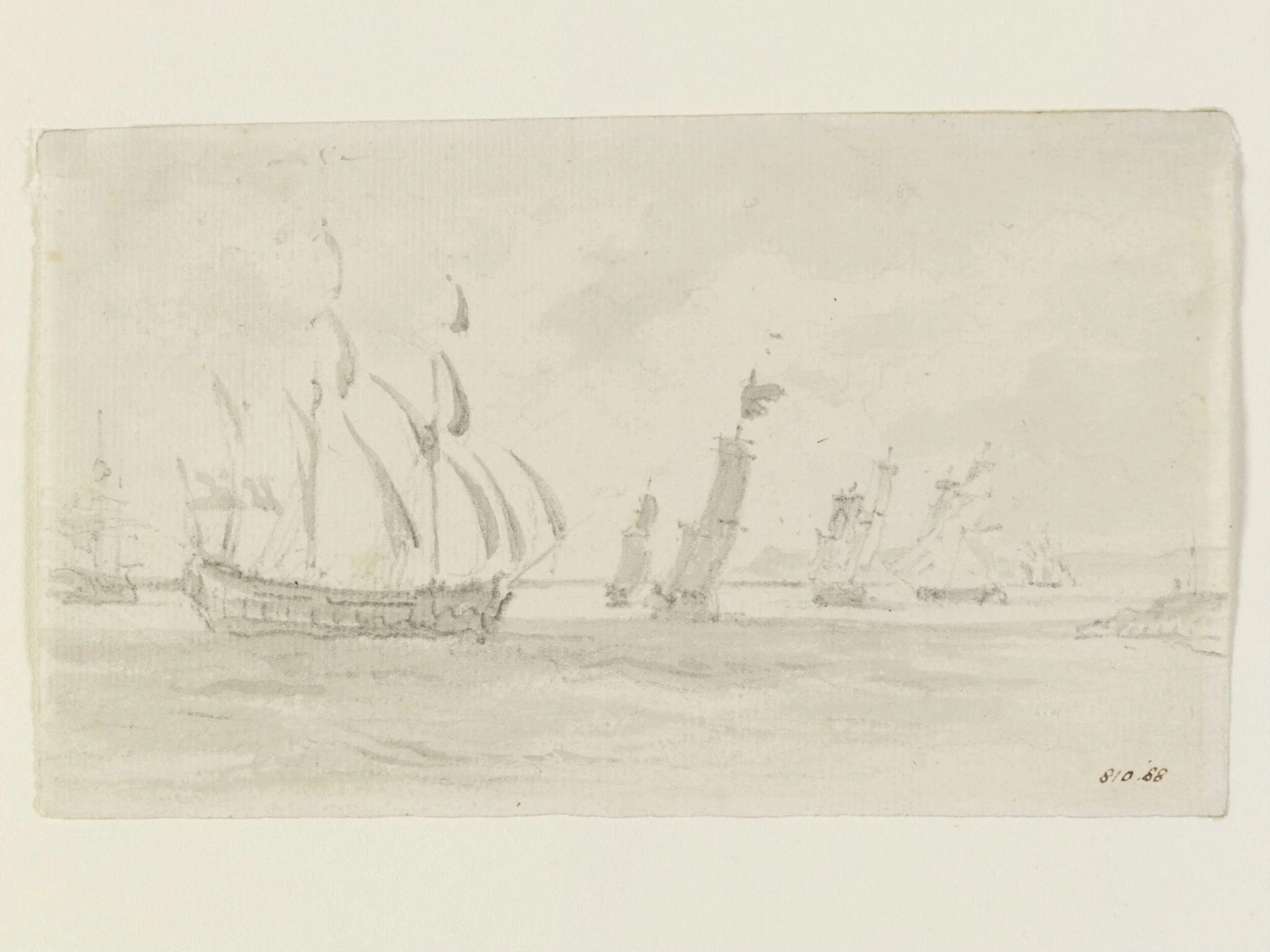 Shipping in a breeze in the Thames or the Medway