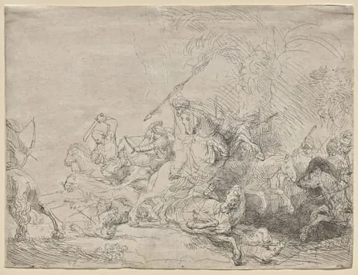 The Large Lion Hunt