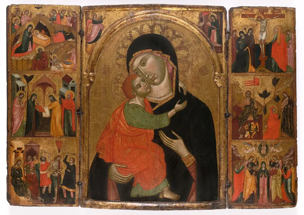 Virgin and Child with Scenes from the Life of Christ