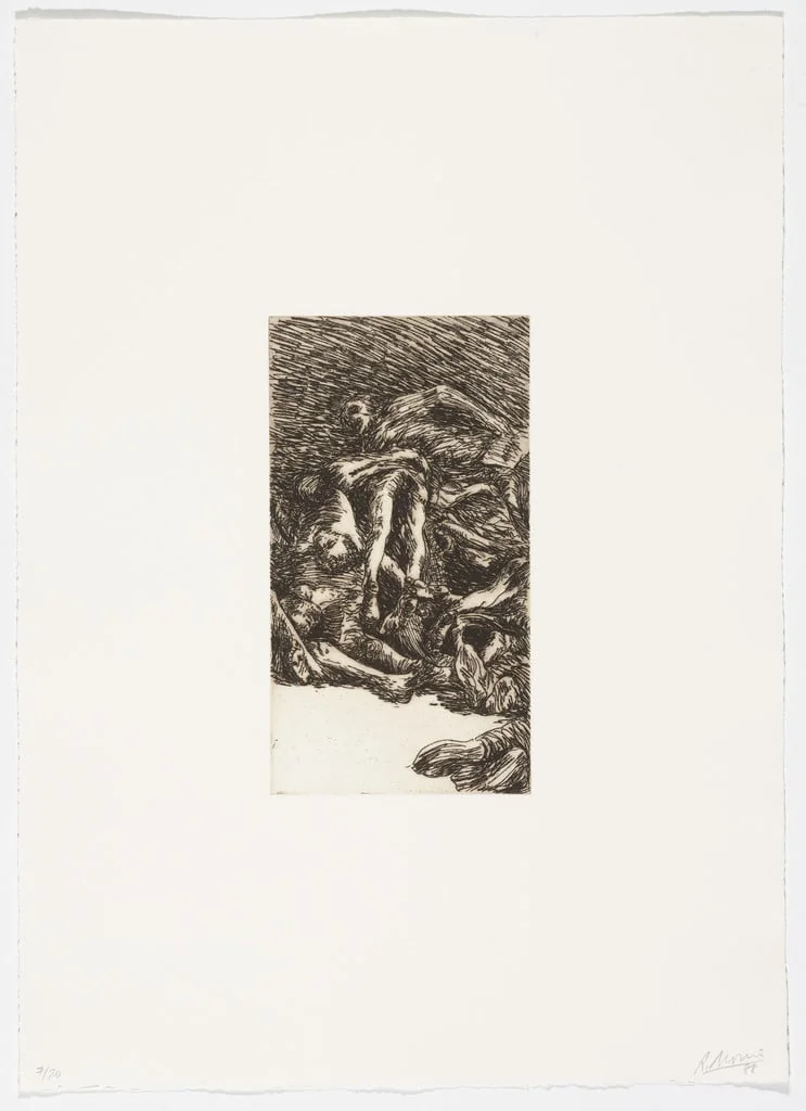 Untitled, by Robert Morris, ink, 1988