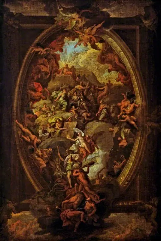 William and Mary Presenting the Cap of Liberty to Europe (sketch for the painted ceiling of the Great Hall, Greenwich Hospital)