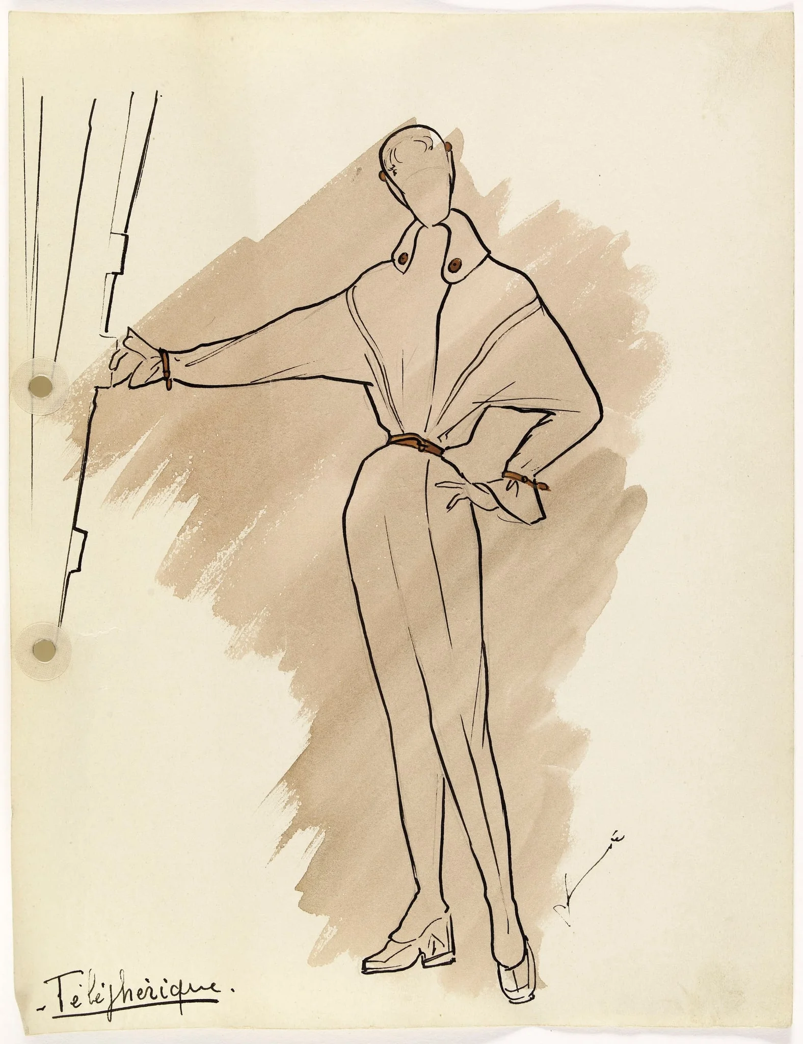 'Téléphérique', by Carven, 1949