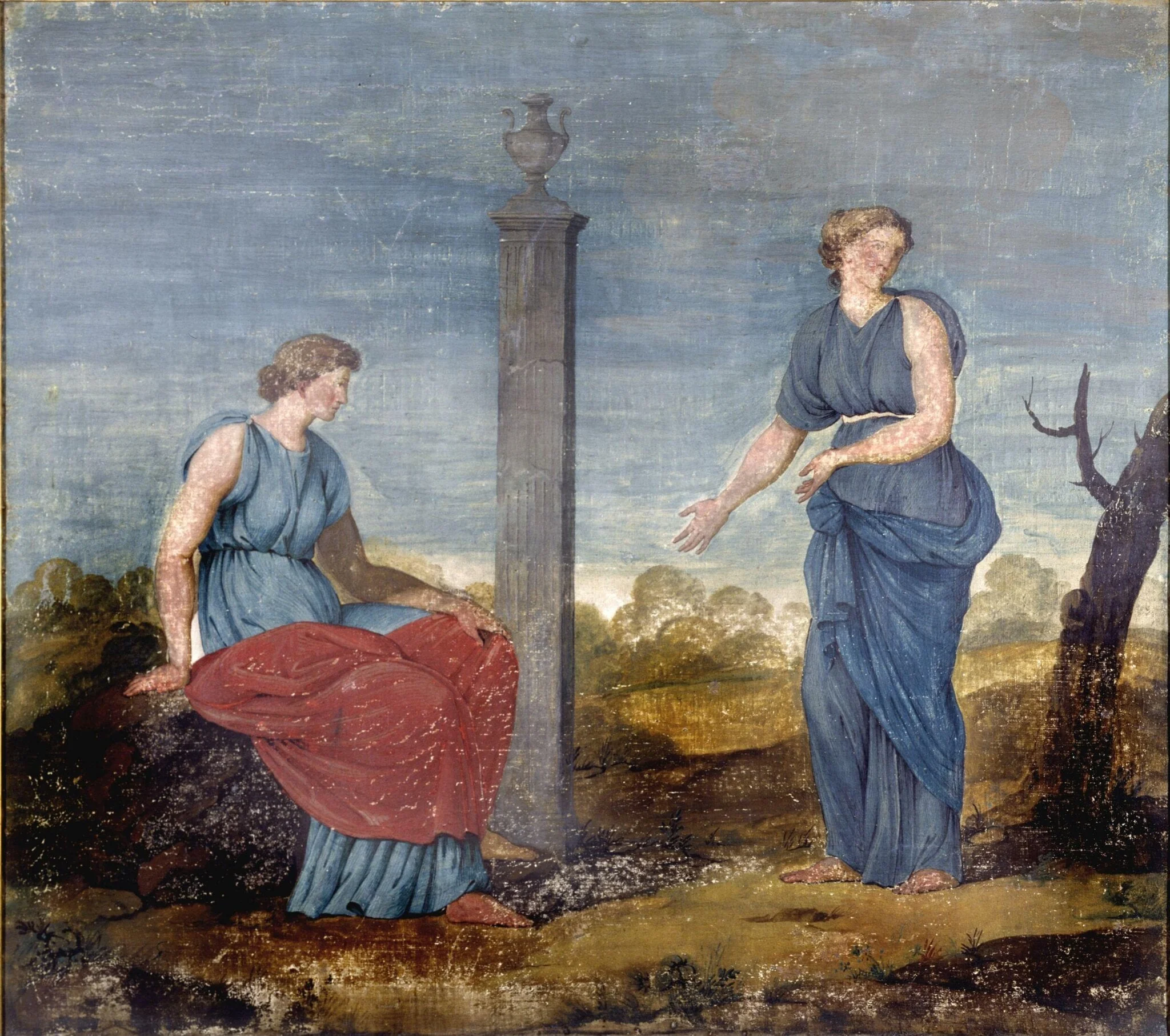Decorative painting for the Breakfast Room at Kedleston Hall