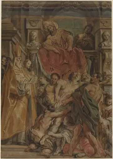 Saint Martin of Tours Healing the Servant of Tetrodius
