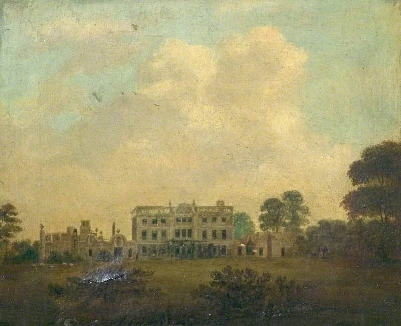 Osmaston Hall, Derby, by Unknown, oil, 1837