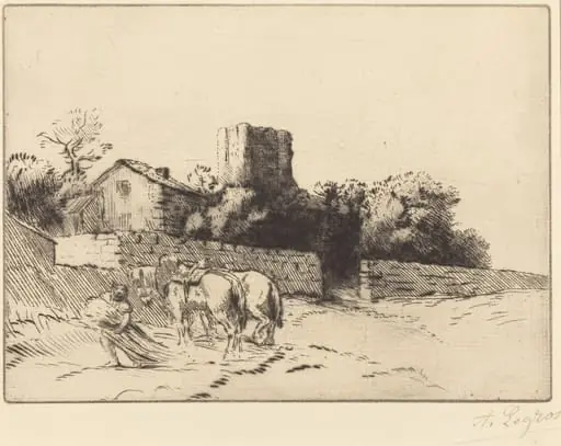 Rectory Wall (Le mur du presbytere)