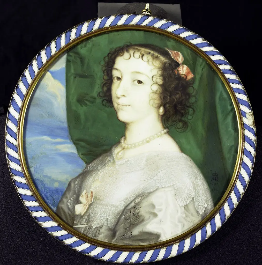 Portrait of Henriette Maria (1609-1669), wife of Charles I of England