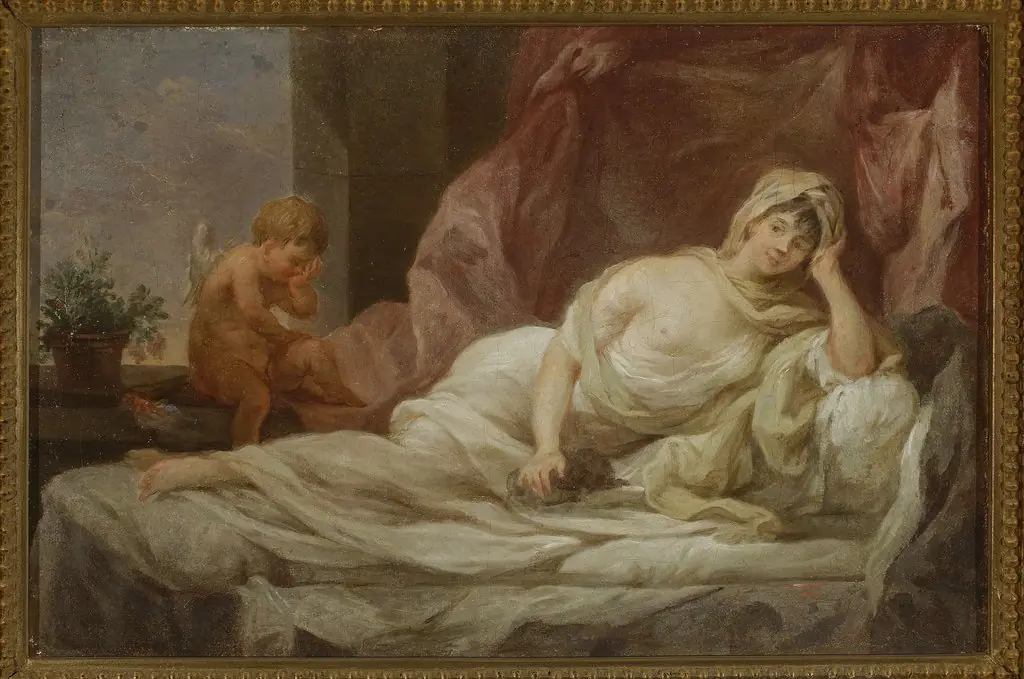 Portrait of Anna Lampel, actress