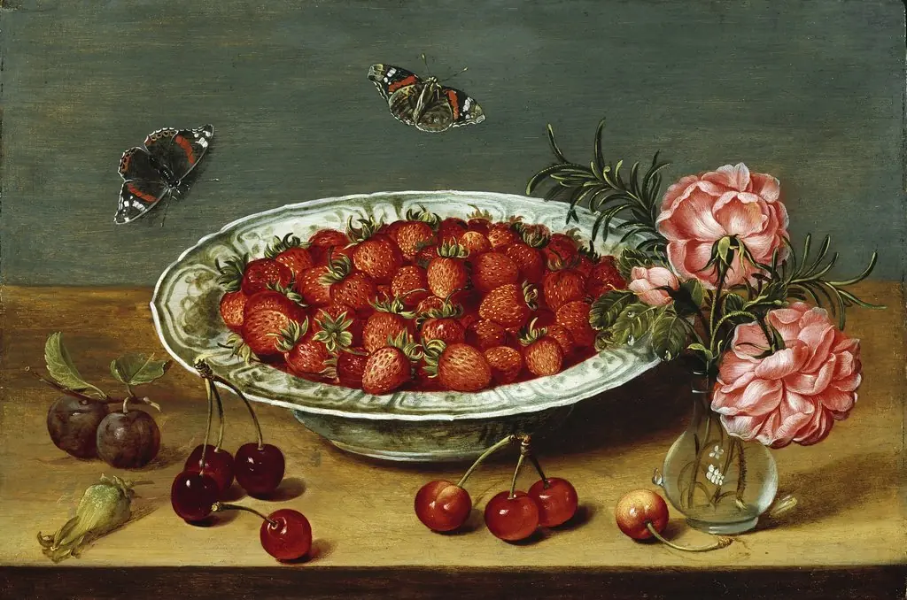 Still Life with Strawberries