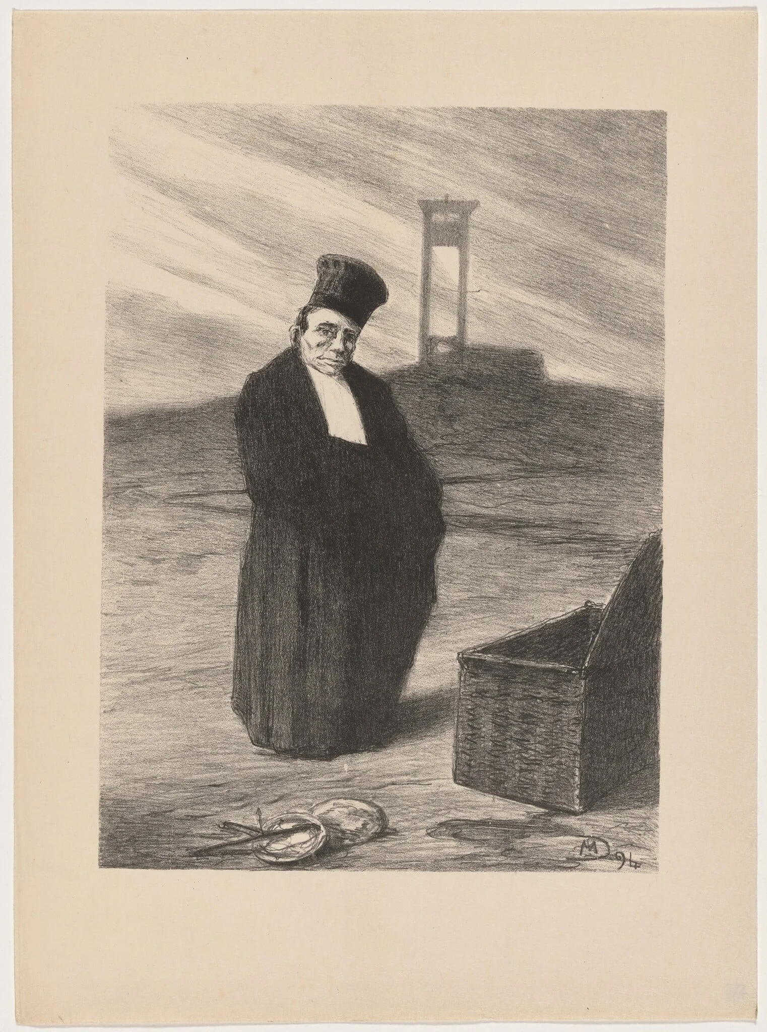 Aimez-vous les uns les autres, by Maurice Dumont, ink, 1895