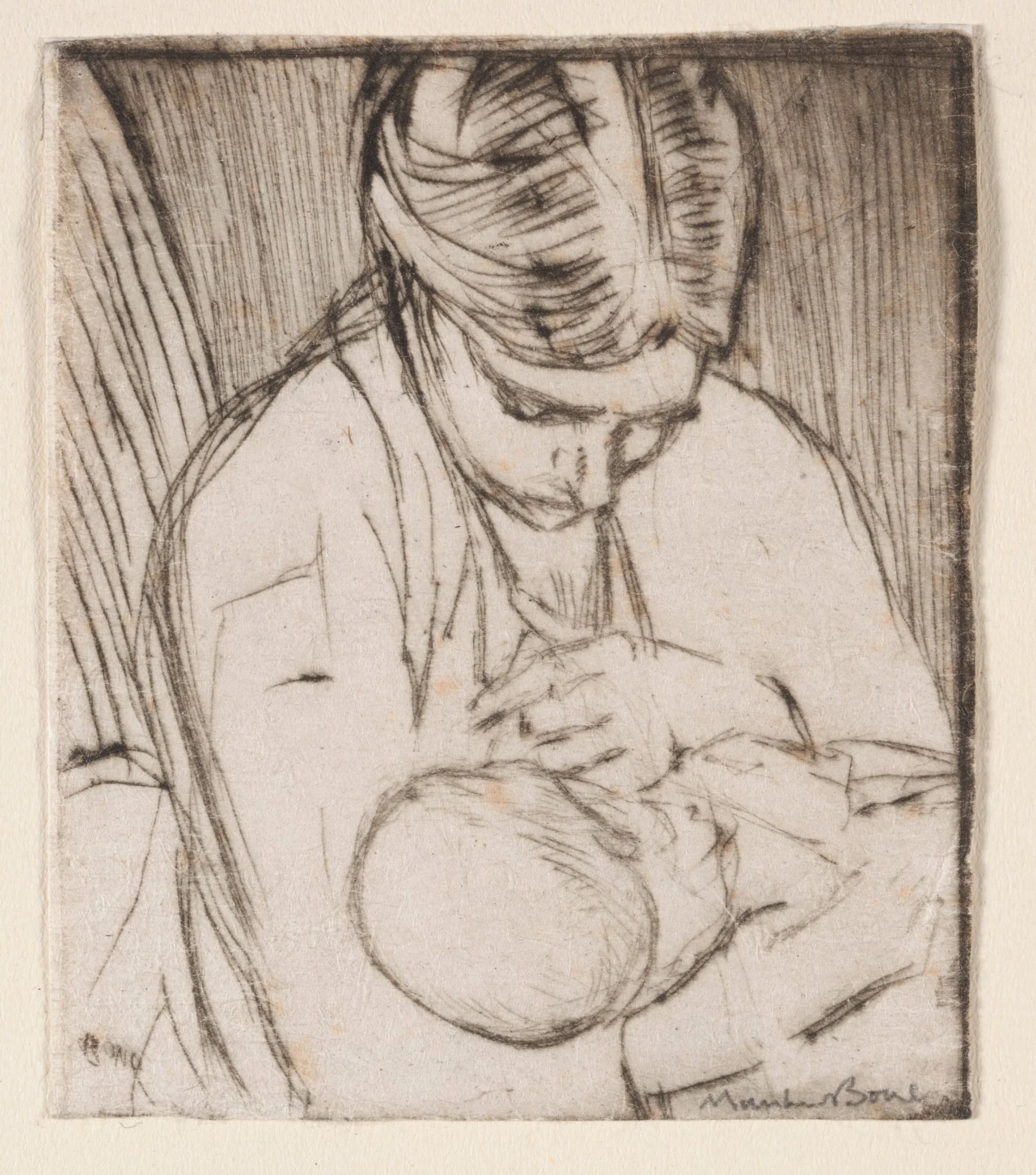 Gertrude and Stephen, No. 6, by Muirhead Bone, 1905