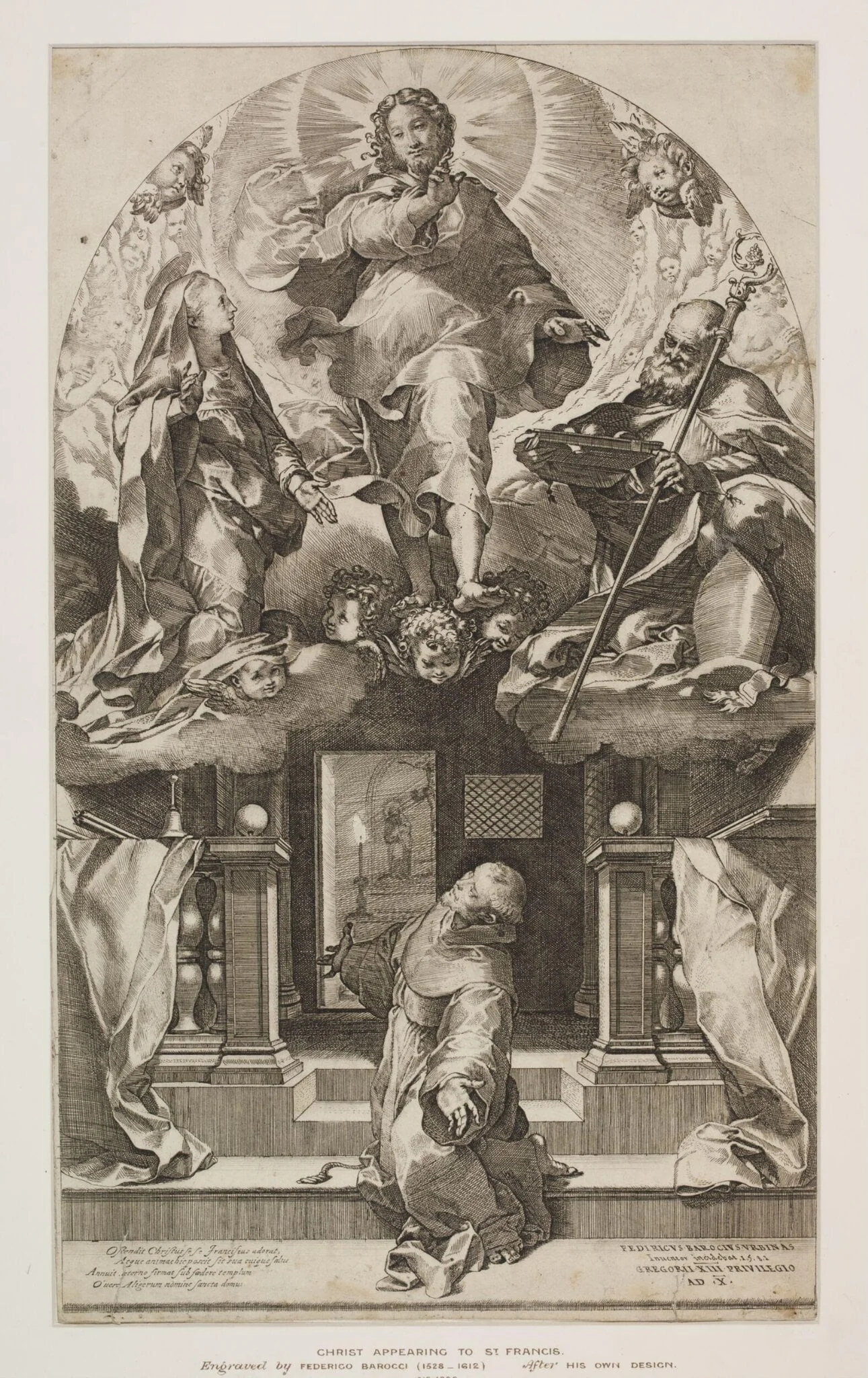Jesus Christ appearing to St. Francis