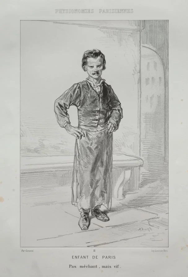 Enfant de Paris, by Paul Gavarni, 1857