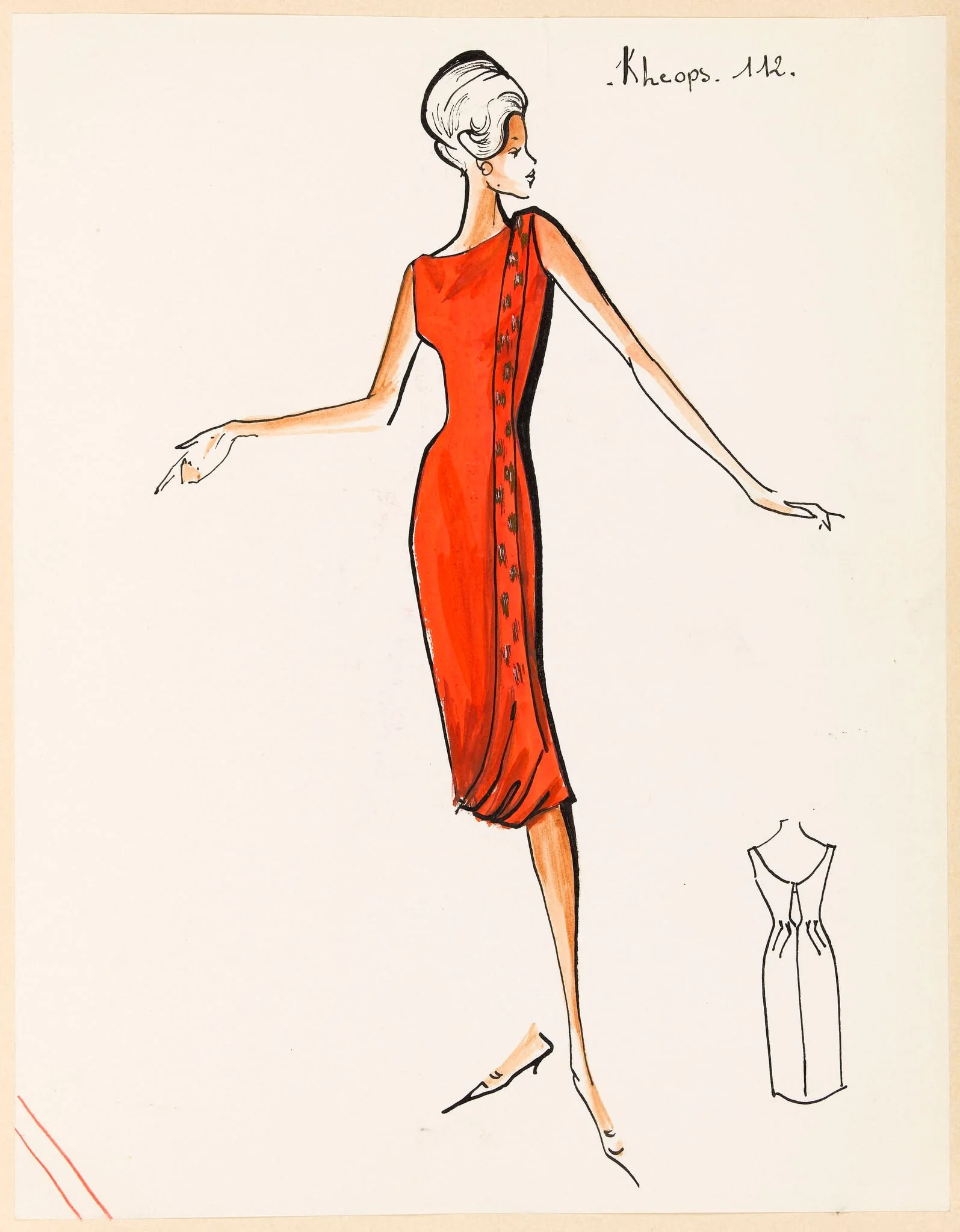 Khéops, by Carven, 1959