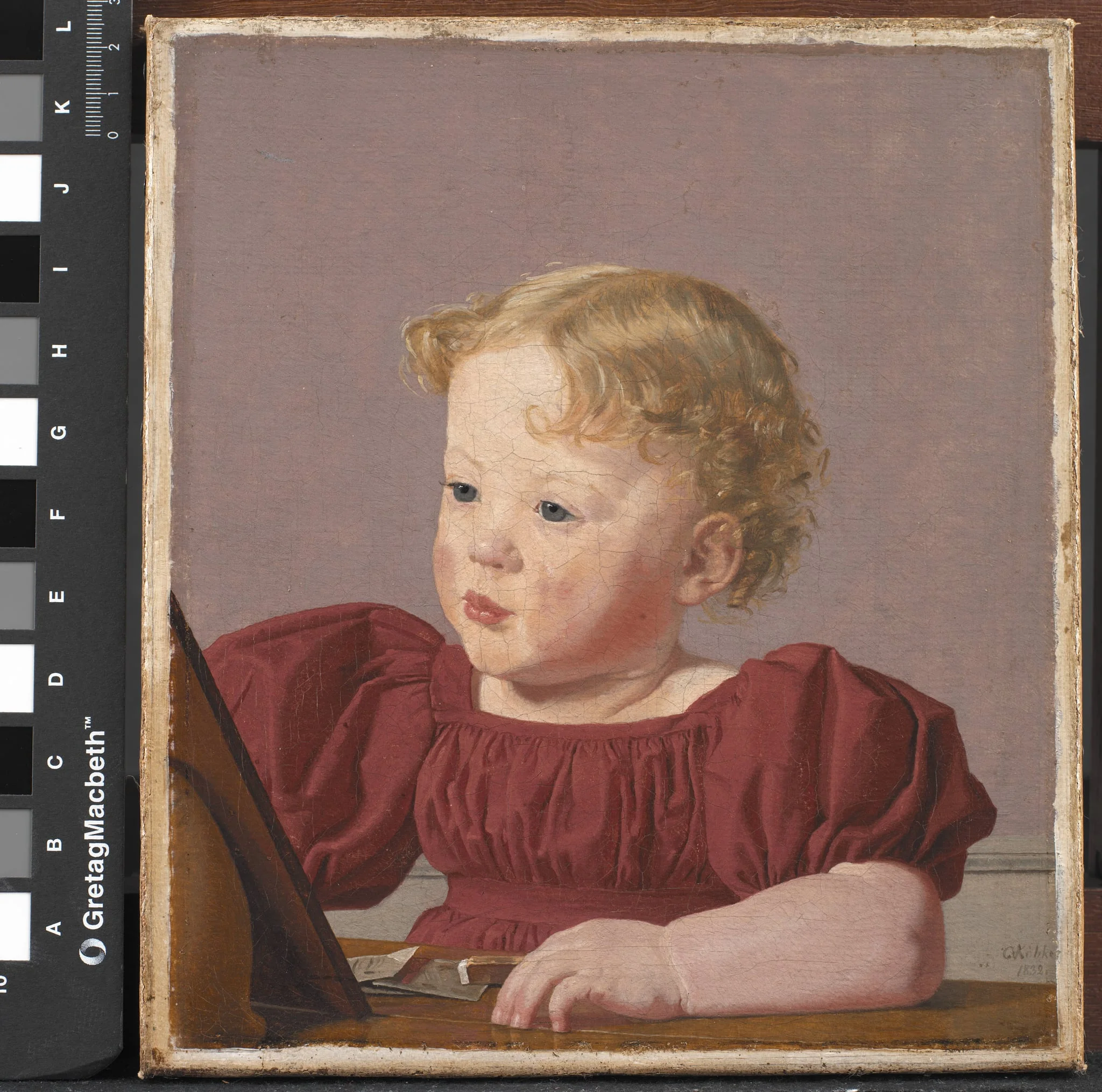 Ida Thiele, the future Mrs Wilde, as a Child, by Unknown, 1832