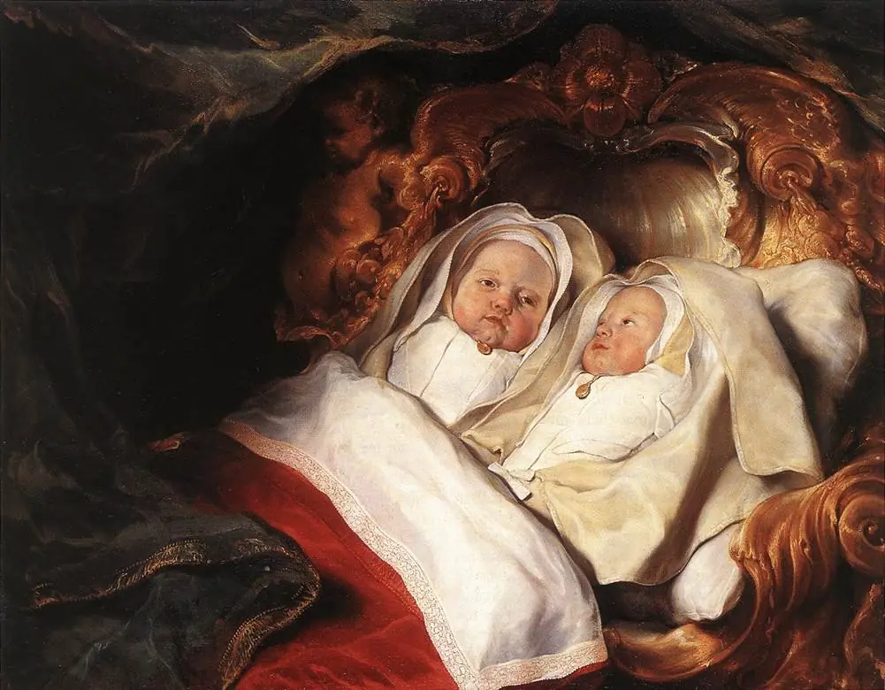 The Twins Clara and Aelbert Bray