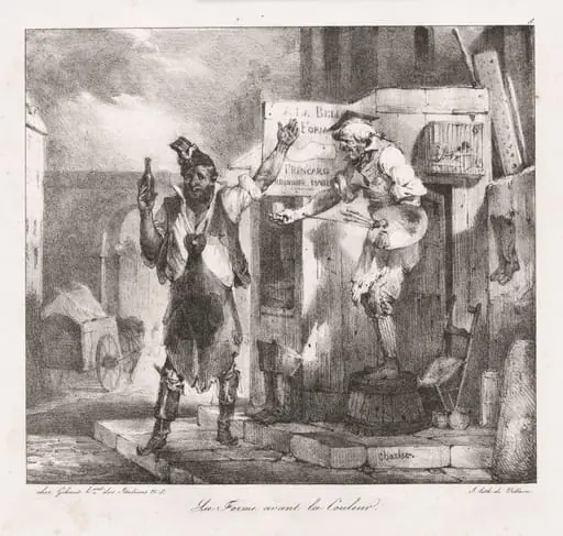 Lithographic Sketches by Charlet: Form before Color