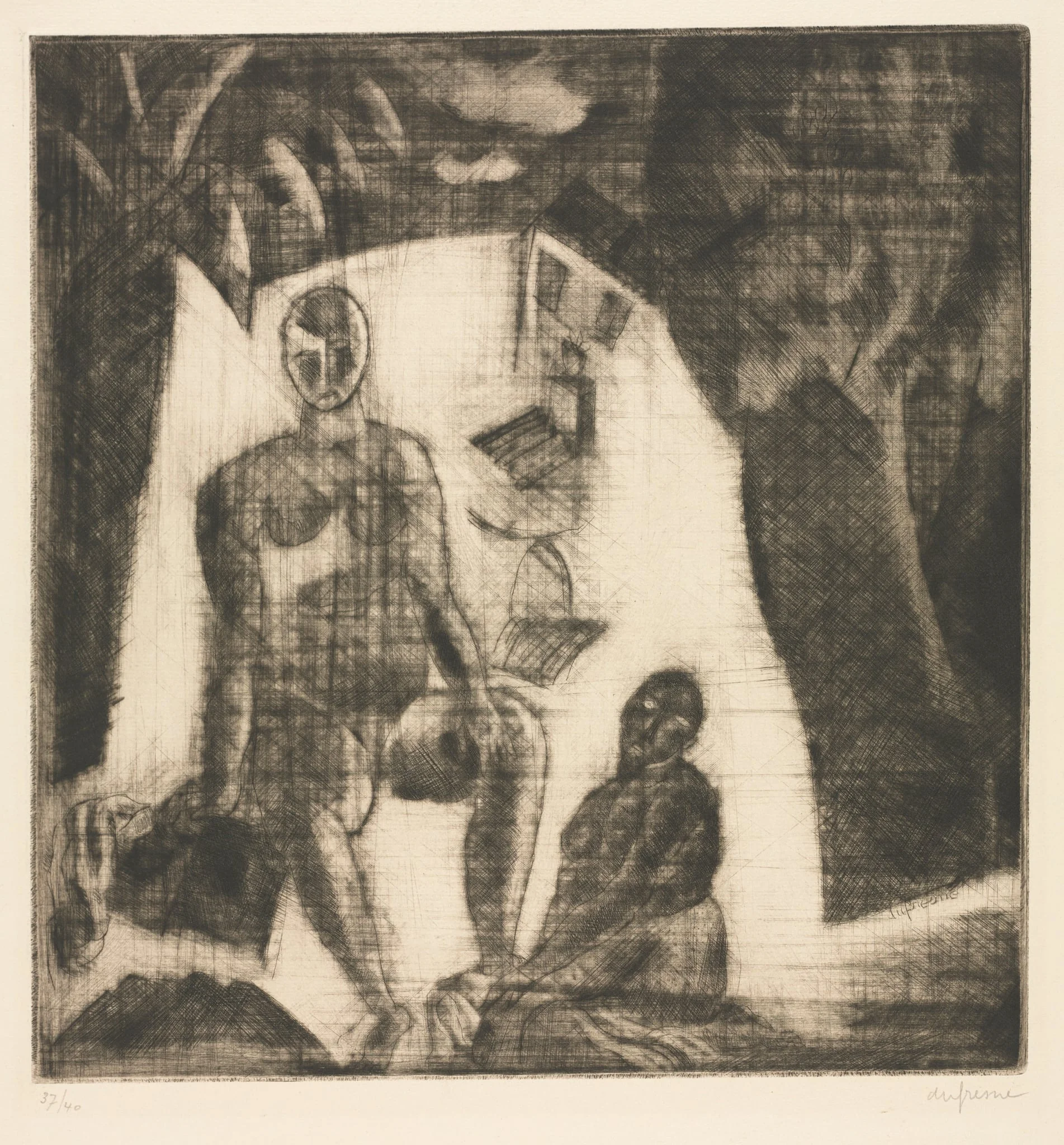 Sortie de bain, by Charles Dufresne, 1931