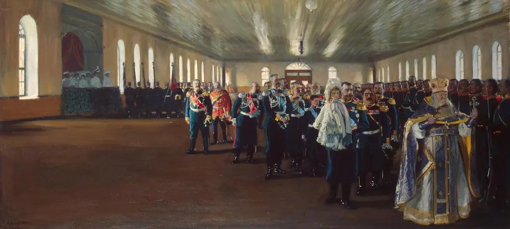 The Church Parade of the Finnish Life Guards Regiment