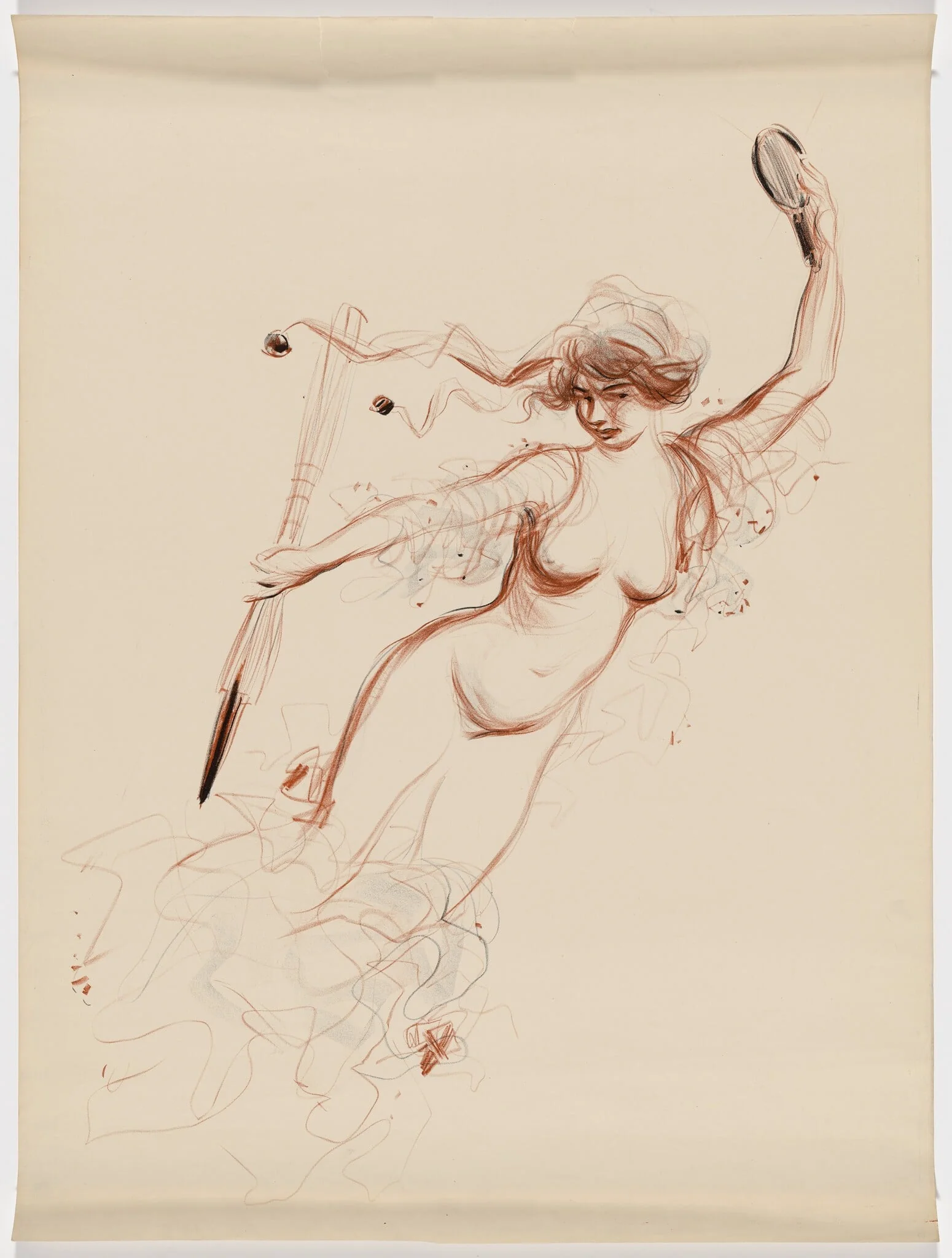 First Exhibition of the Humorists, Palace of Style, by Jean-Louis Forain, ink, 1911