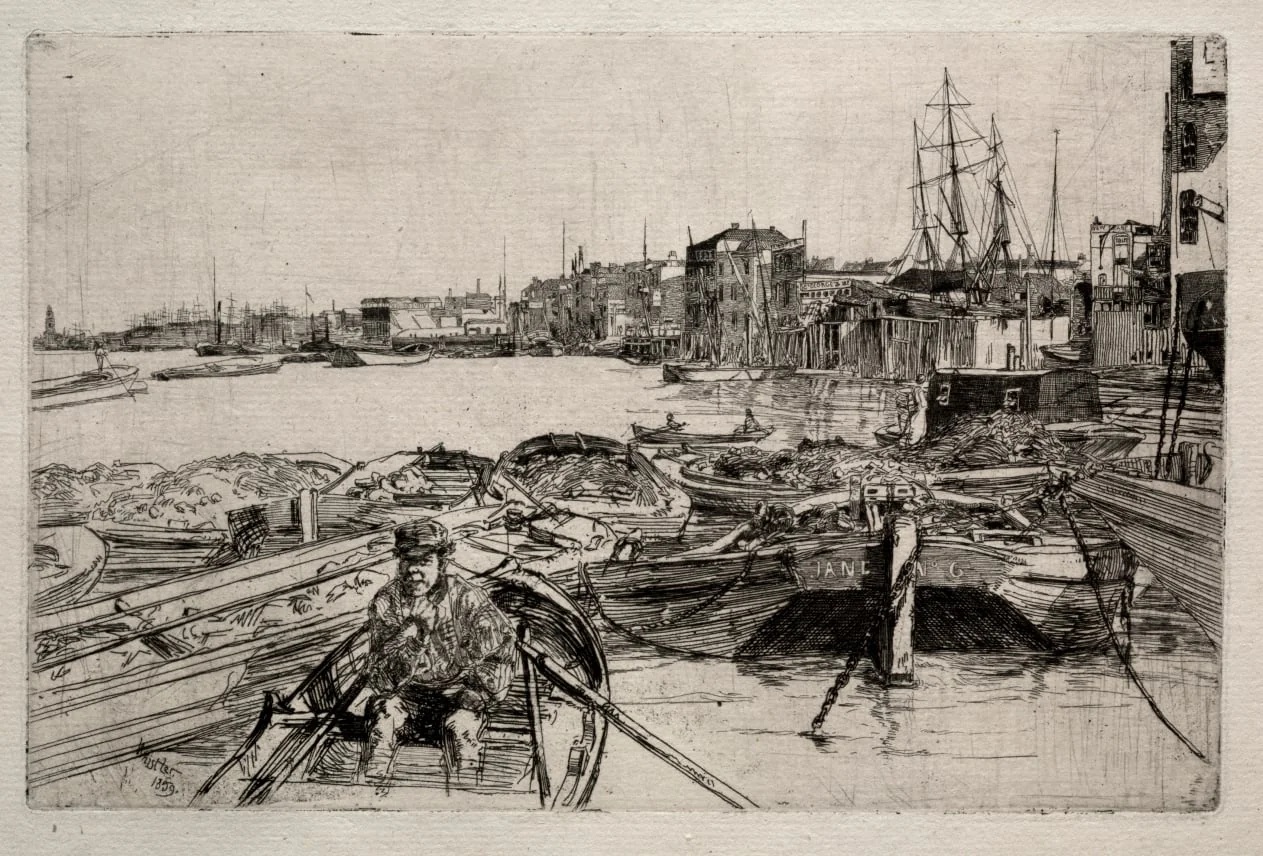 The Pool, by James McNeill Whistler, 1859