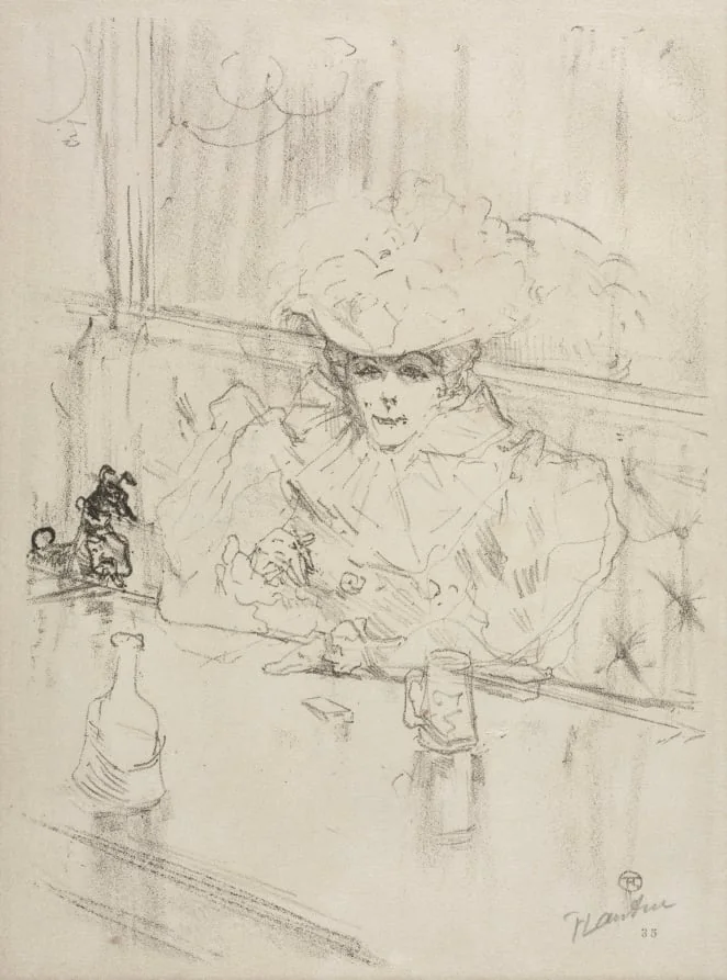 Au Hanneton, by Henri de Toulouse-Lautrec, 1898