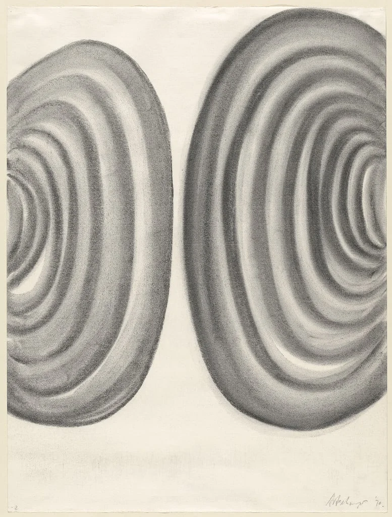 Untitled, by Richard Artschwager, charcoal, 1970