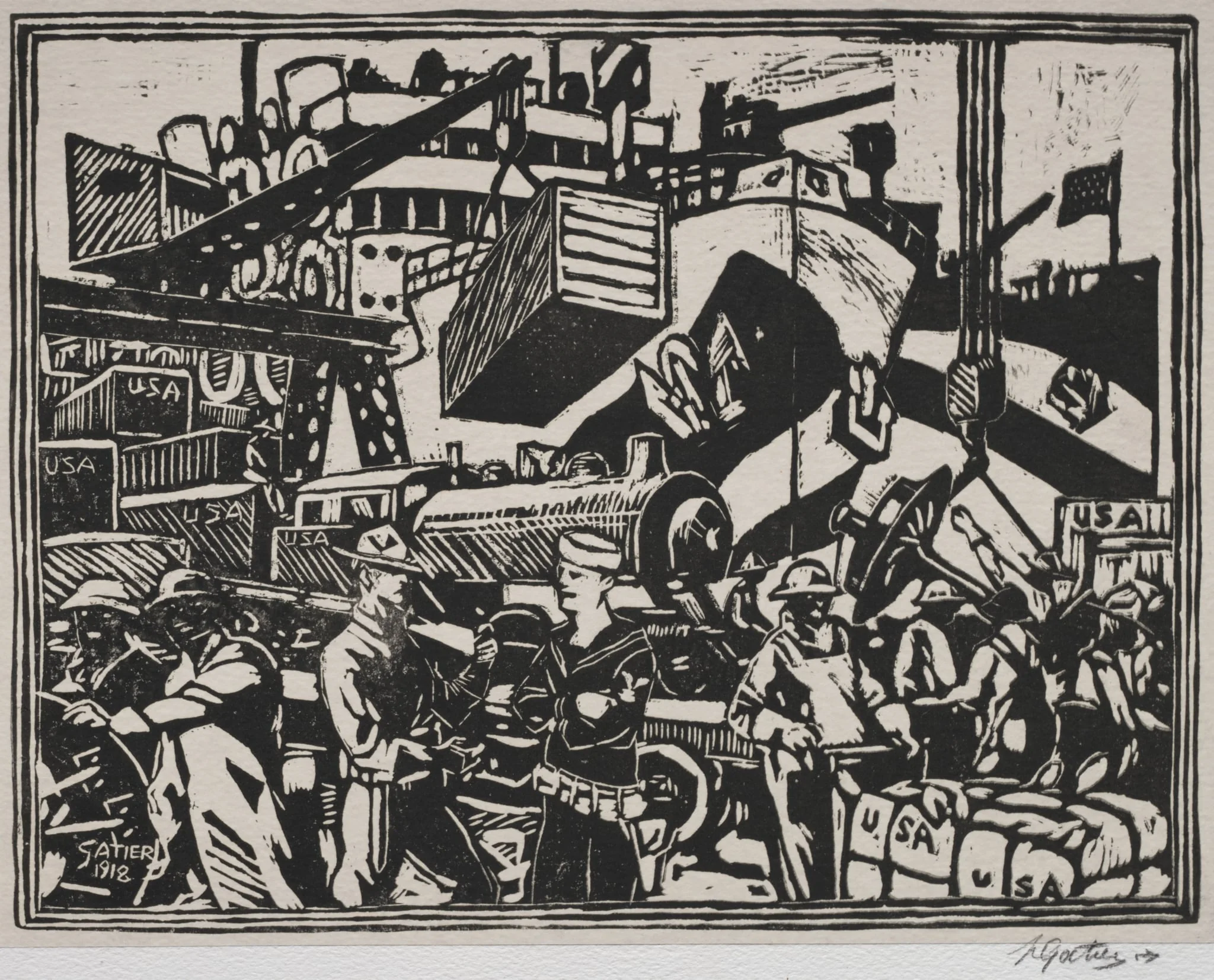 St. Nazaire, by Pierre Louis Gatier, 1918