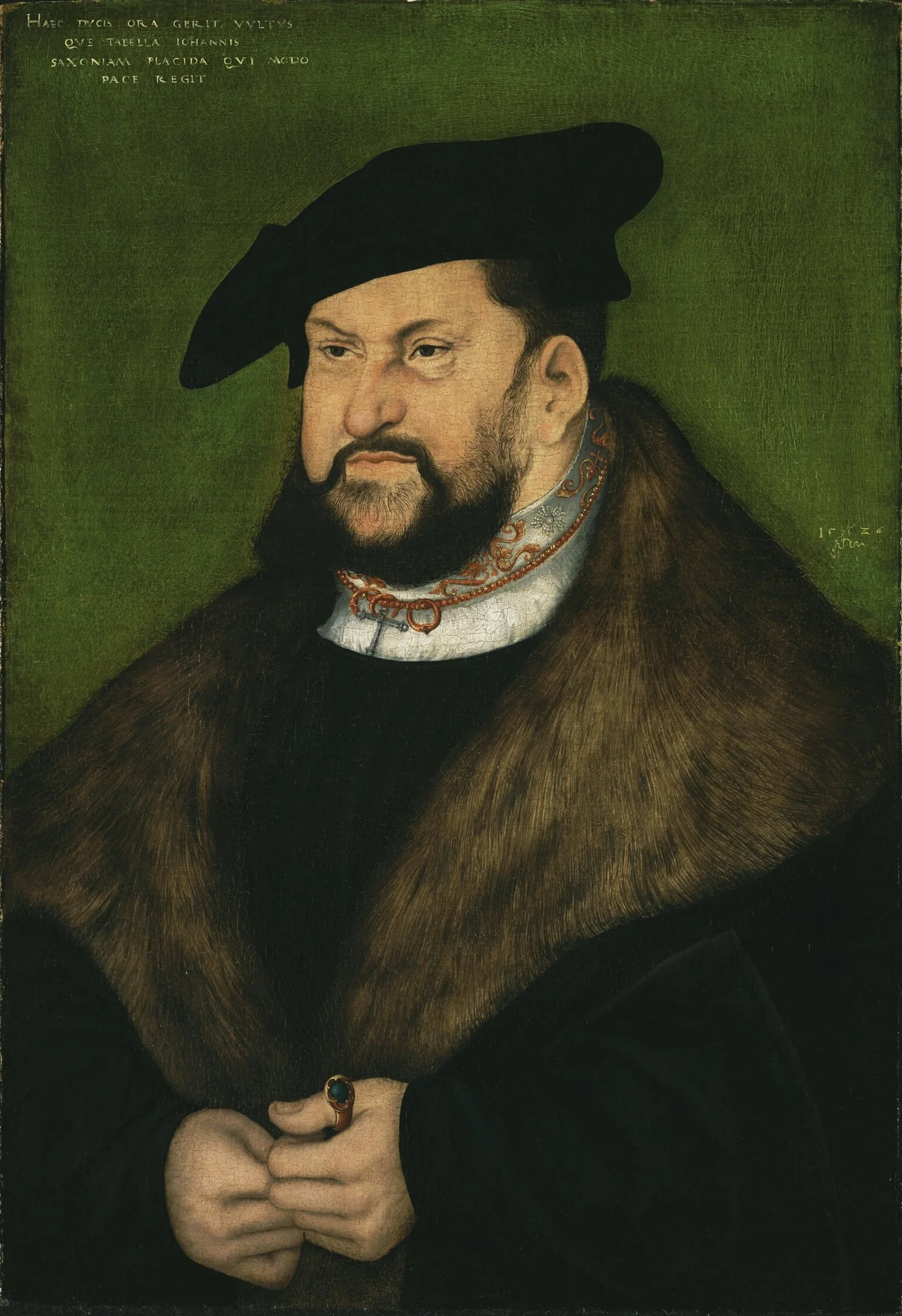 Portrait of Johannes the Steadfast, Elector of Saxony, by Lucas Cranach the Elder, unspecified, 1526