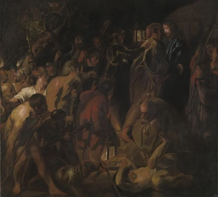 The Betrayal of Christ, by Jacob Jordaens, unspecified, 1654