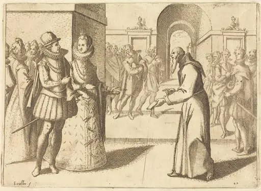 A Capucin Bringing Thanks of the King of Bavaria