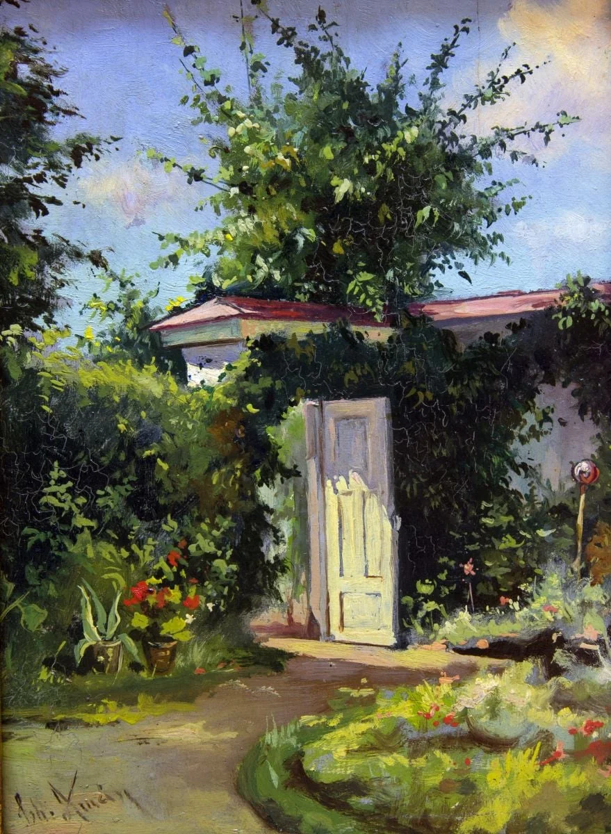 Colț de grădină, by Theodor Aman, unspecified, 1850