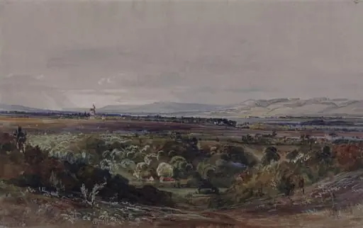 Landscape with Distant Windmill
