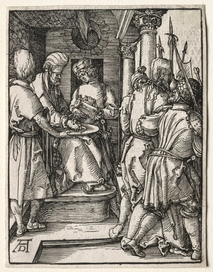 The Little Passion: Pilate Washing his Hands, by Albrecht Dürer, 1510